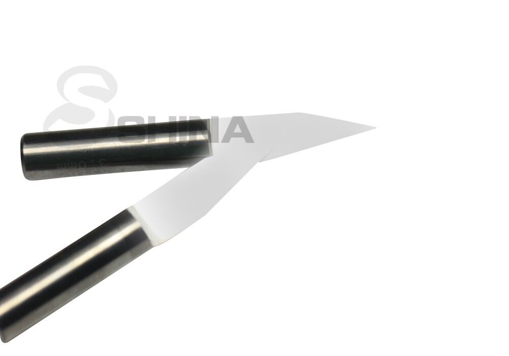 5x 1/8" 3.175mm 20 deg 0.1mm Tungsten Carbide Engraving Bits CNC Router Tool