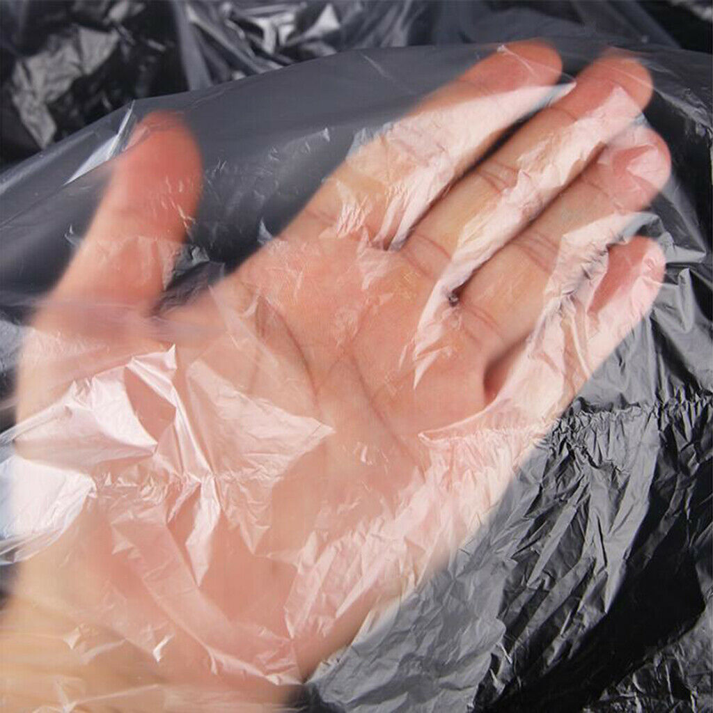 50x 120x160cm Waterproof Disposable Hair Cutting Capes & 12xClips Salon Gown