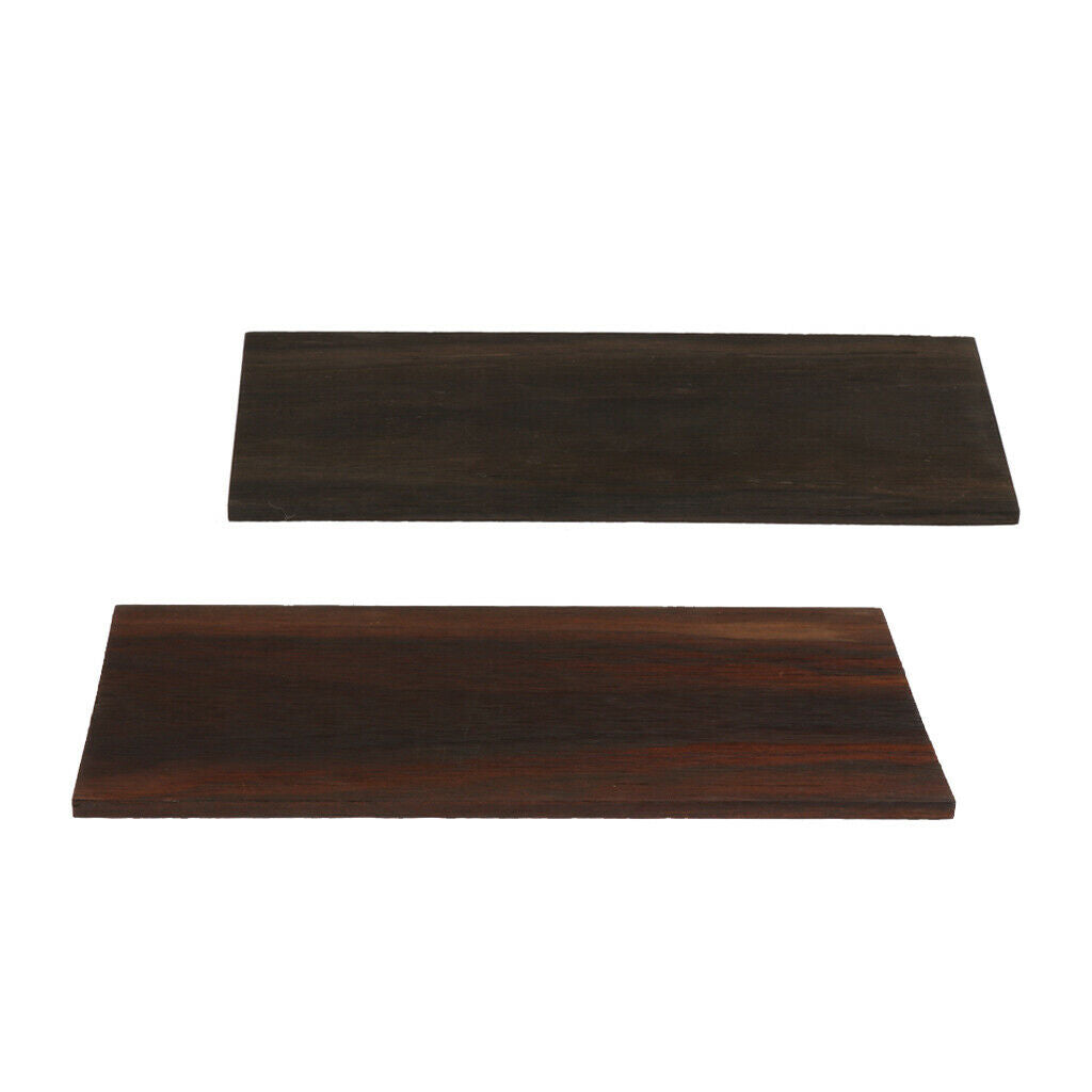 1 Piece Guitar Blackwood Headplate Veneer Headstock for Luthier Part Black