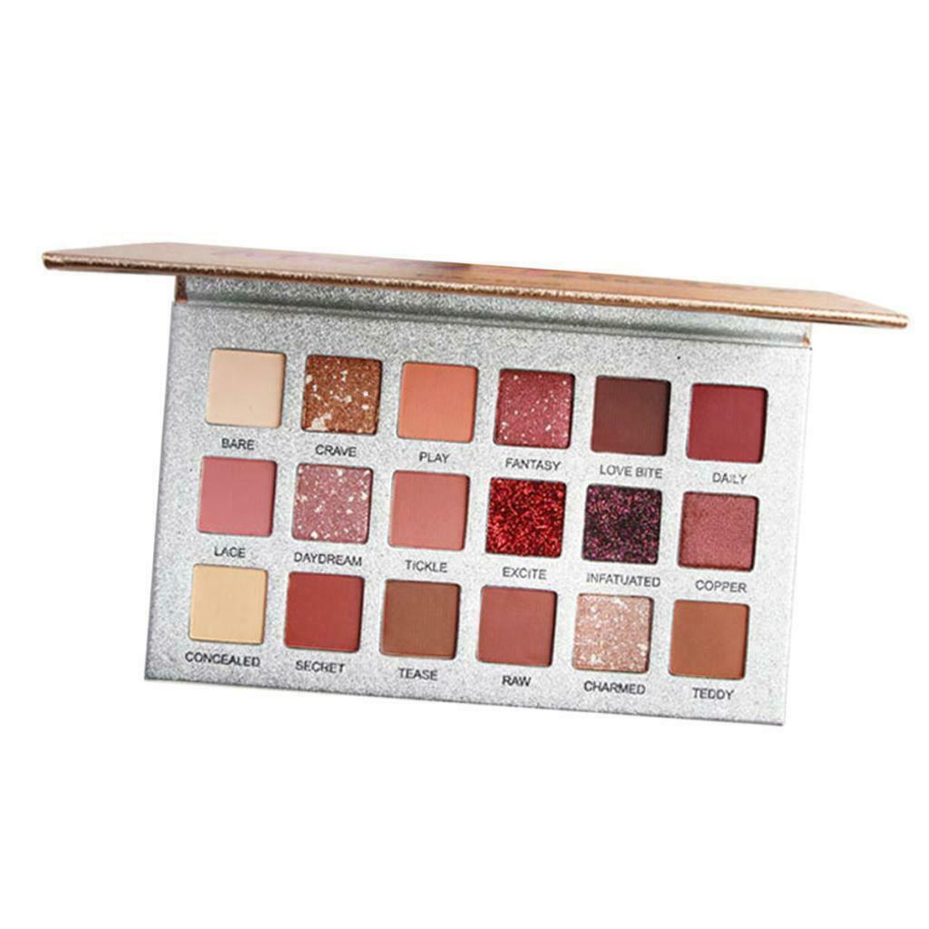 18 Colors Matte Eyeshadow Palette Mermaid Smudgeproof Eye Makeup Powder Set