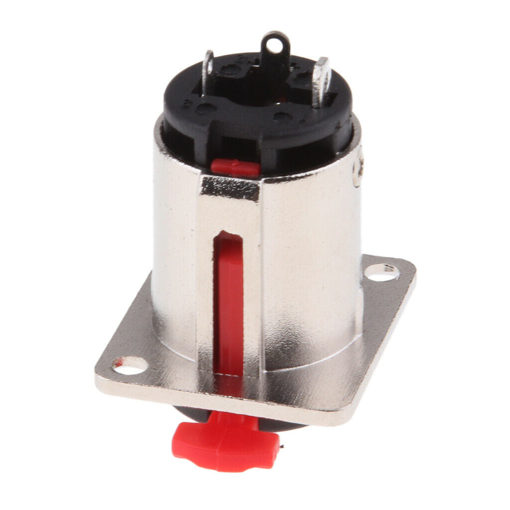 6 Pieces 6.35mm 1/4 Inch Female Stereo Audio Jack Chassis Bracket