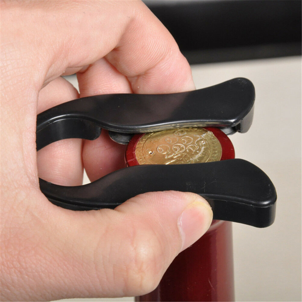 2 Pcs 4-Wheels Handheld Wine Bottle Foil Cutter Opener Rotating Cutting B.l8
