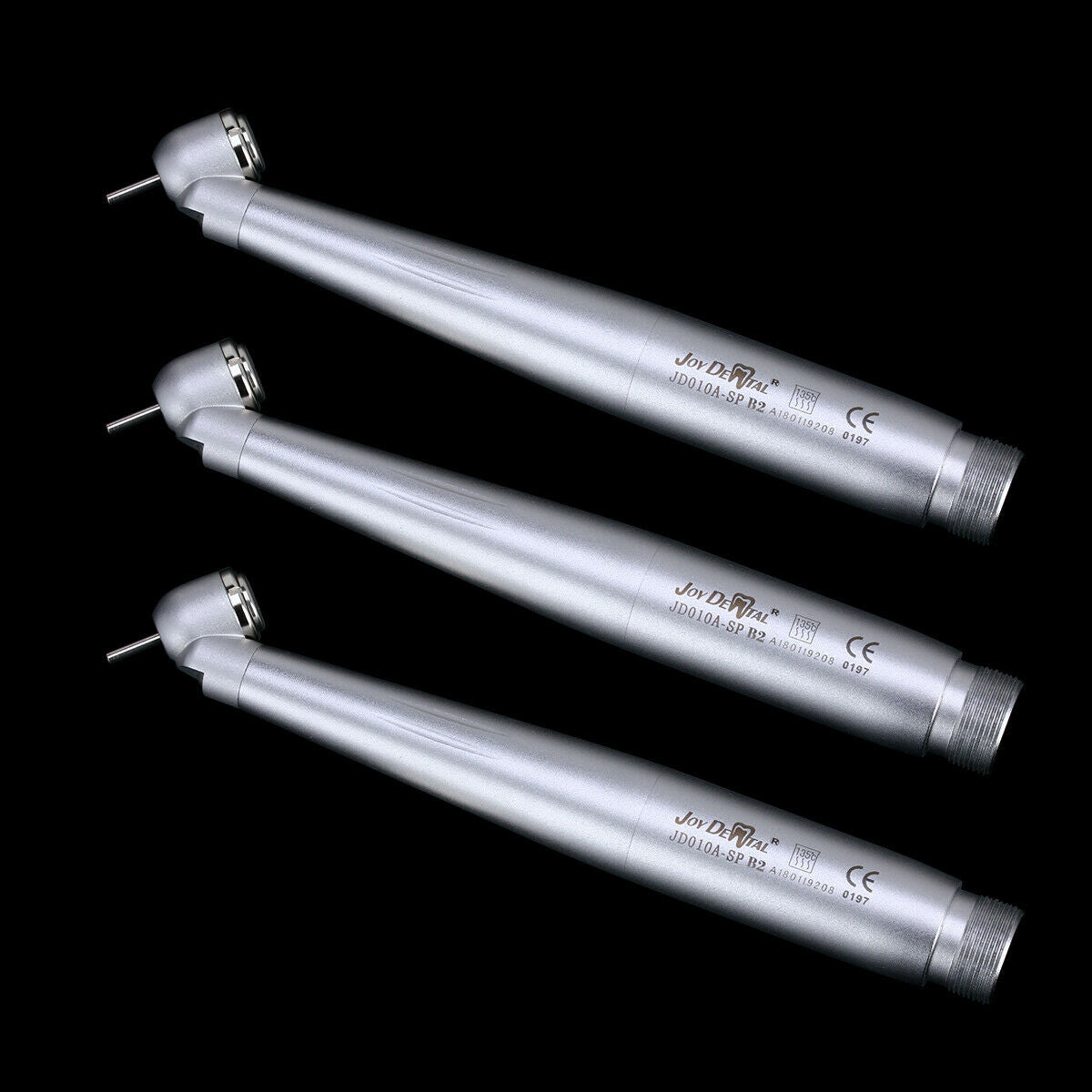 3X NSK Style Dental 45° E-generator LED Standard Push Button Handpiece