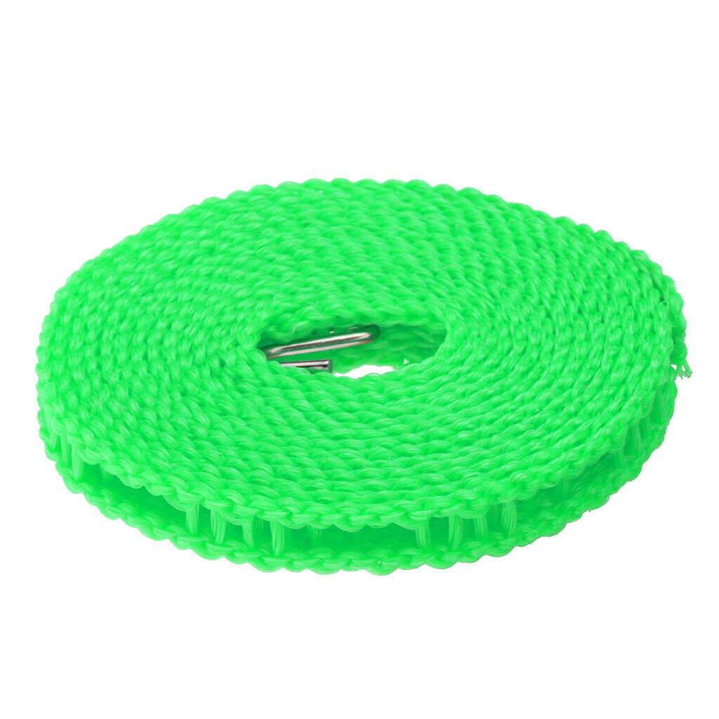 2 X 5M / 16FT Travel Clothesline, Portable Windproof Anti-slip Clothes Line Rope