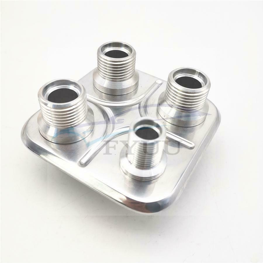 4 Port Fittings Air Conditioning AC / Heater for Firewall Bulkhead