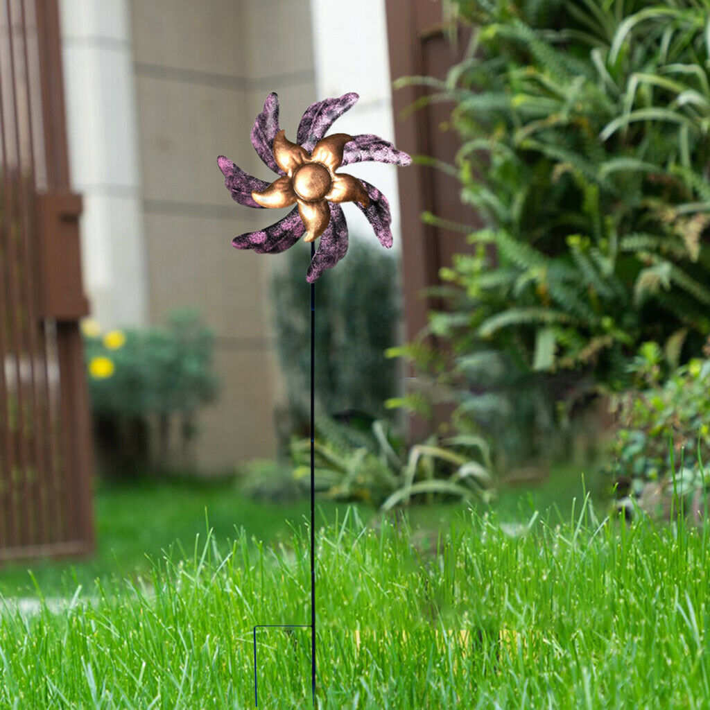 Outdoor Windmill Spinners Flower Bed Decoration Wind Spin Whimsical Gifts