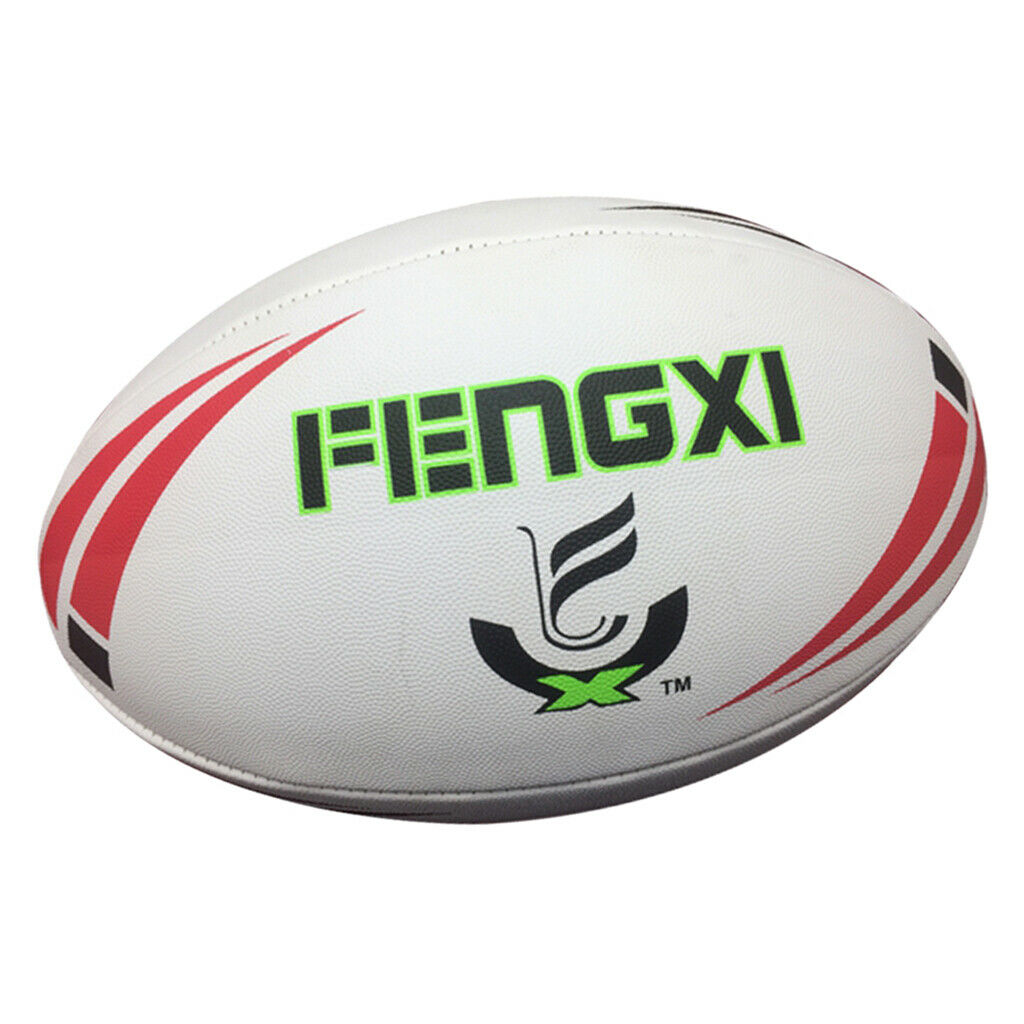 Portable PU Rugby 5# Size Football Training Ball for Indoor Safe Play 60cm