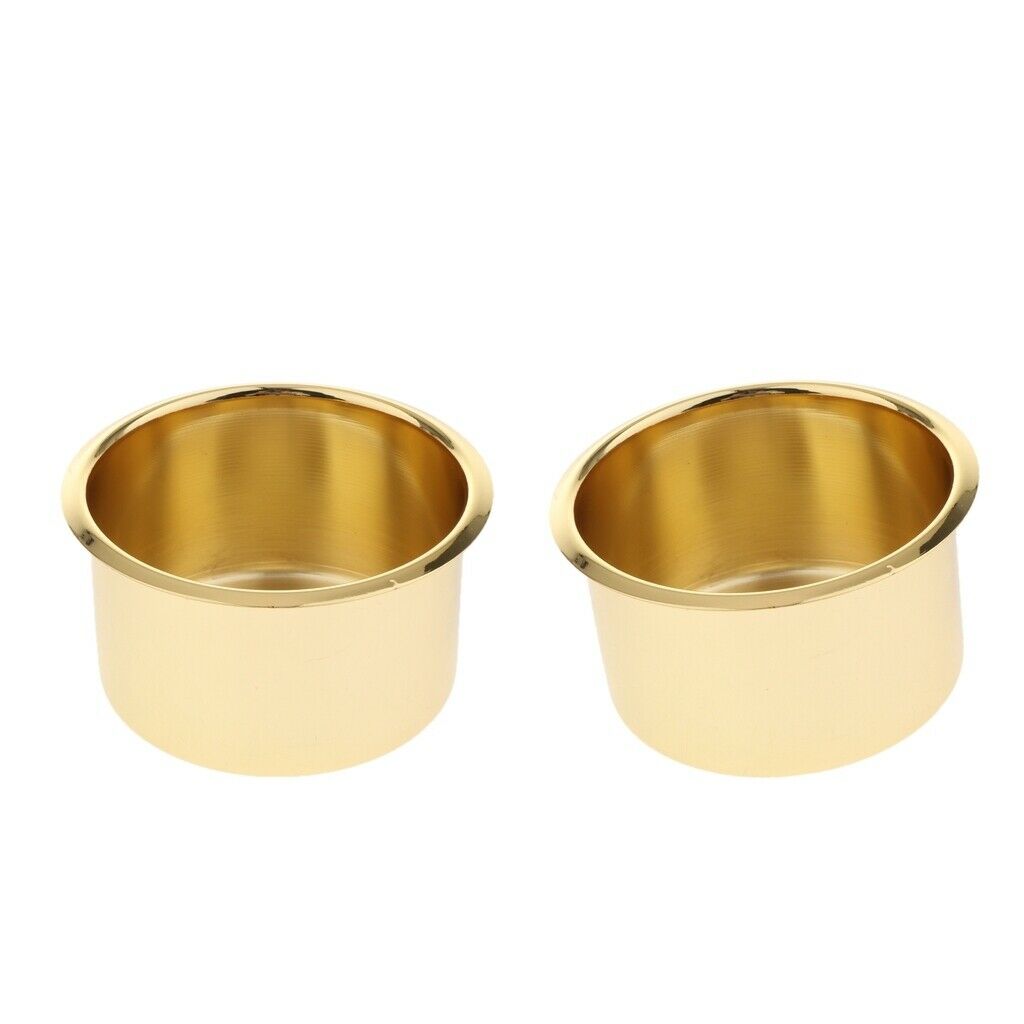 2 Pieces Multifunctional RV Motorhome Car Drink Bottle Holder Cup Stand 90mm