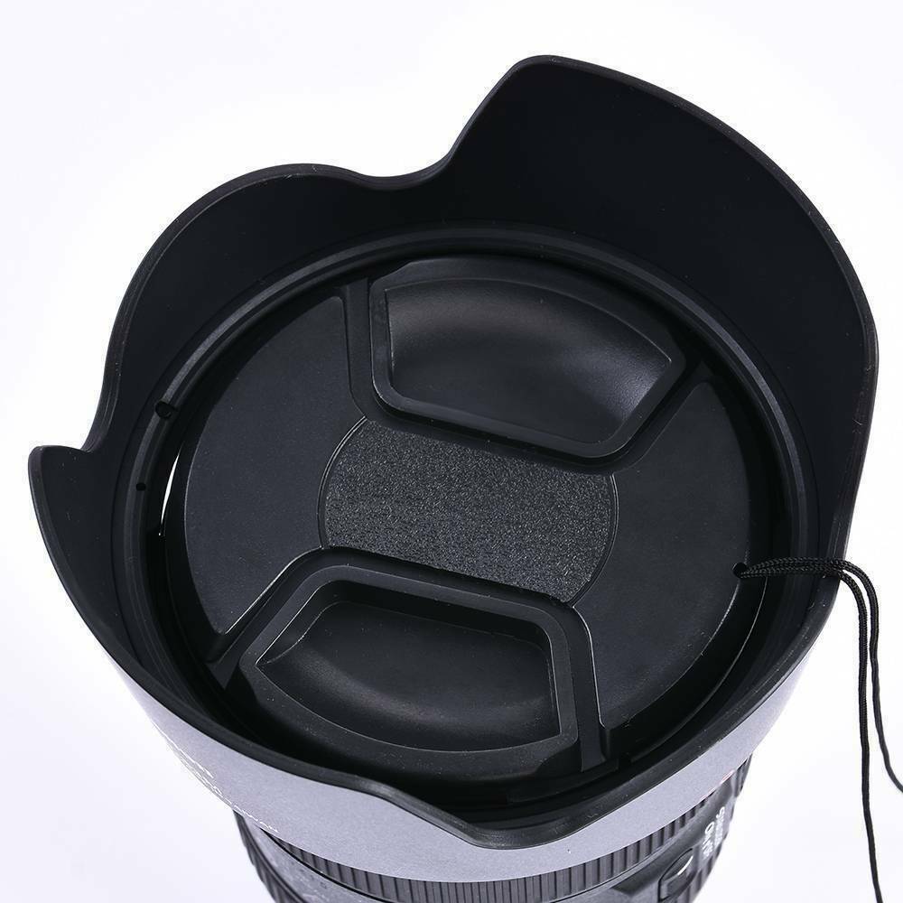 Replacement 77mm Front Lens Cap Center Snap on Lens Caps Fit For DSLR Camera AU