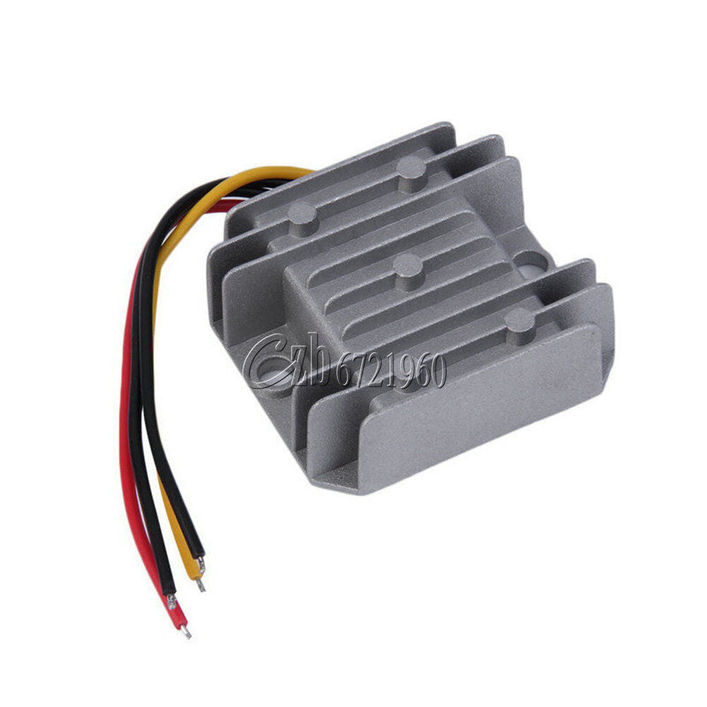 DC/DC Voltage Converter Regulator 24V Step Down to 12V 5A Waterproof Adapter
