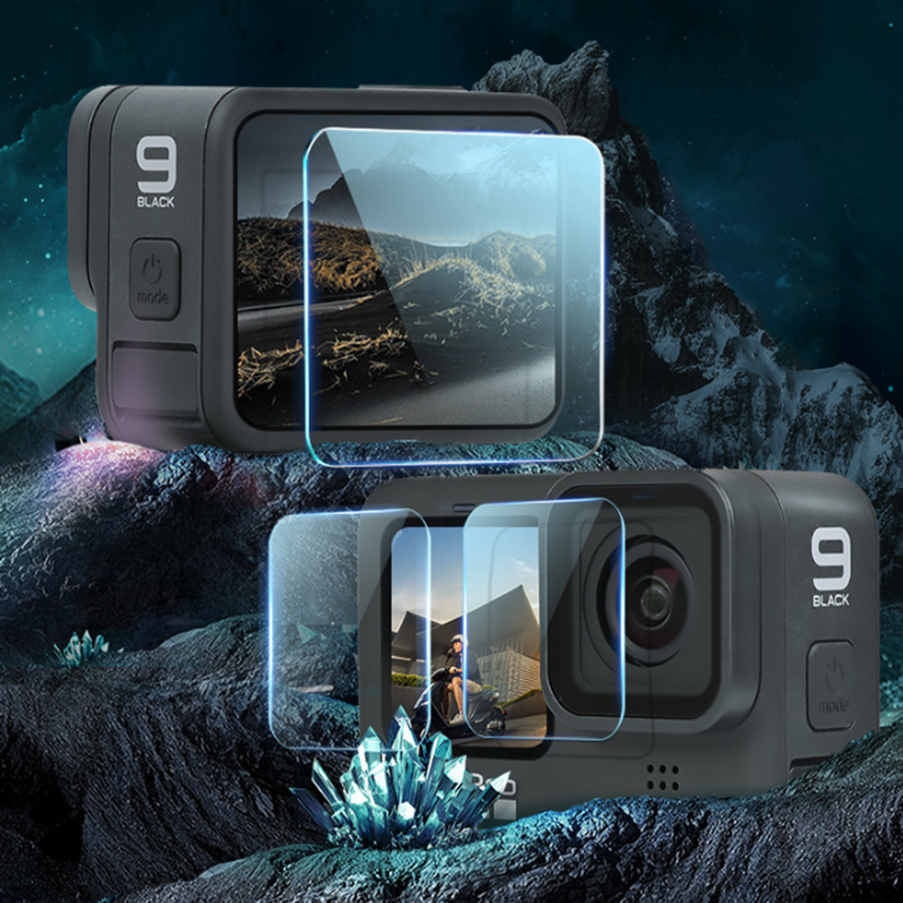 Camera 9H Tempered Glass Clear Lens Screen Film For For GoPro Hero 9
