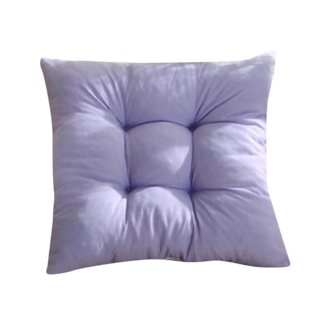 Square Chair Cushion Cushion Pillow for Home Office 40x40cm Light Purple