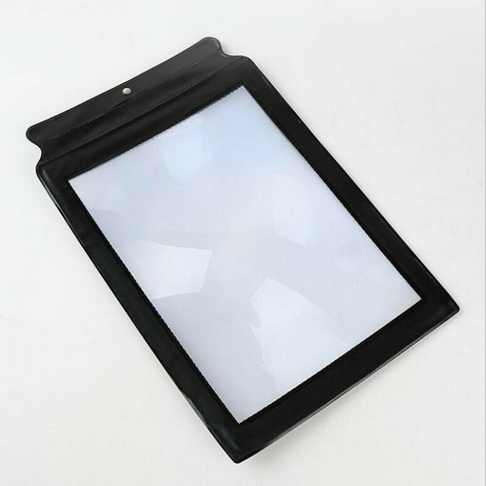 US Full Page Magnifier Sheet 4X Large Big Magnifying Glass Reading Book Aid Lens