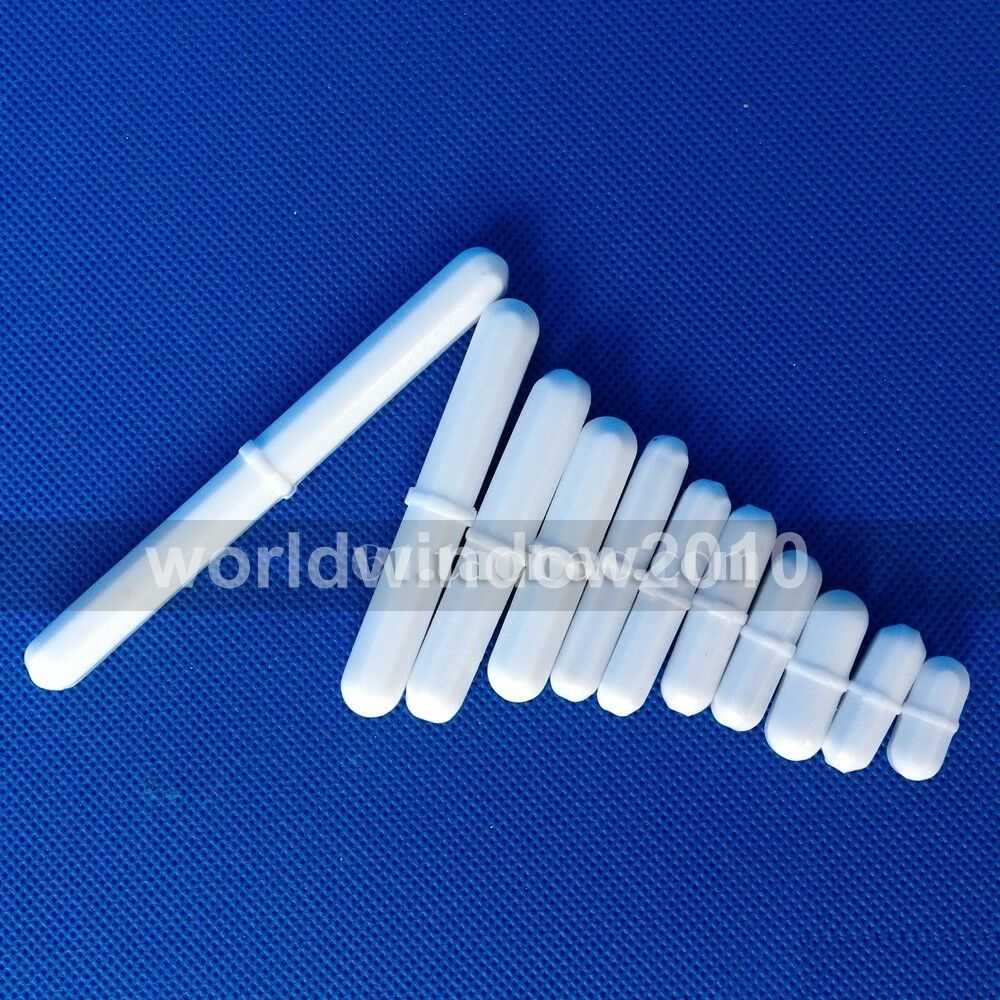 11pcs PTFE Magnetic Stirrer Mixer Stir Bar Bear HIGH TEMP Up to 250℃