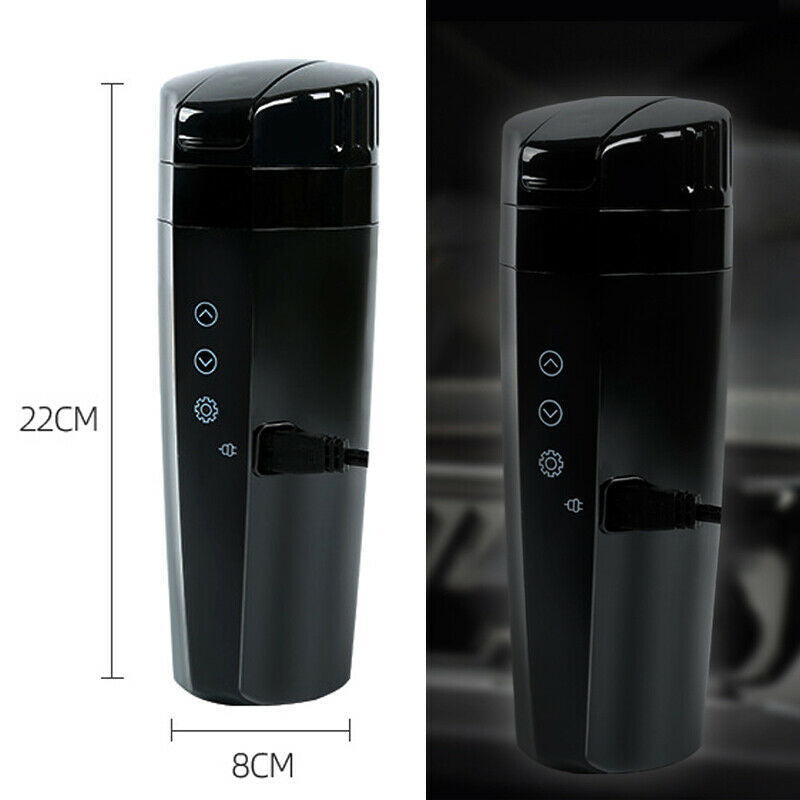 400ML Car Digital Display Mug Insulated Vacuum Drink Water Heating Electric Cup