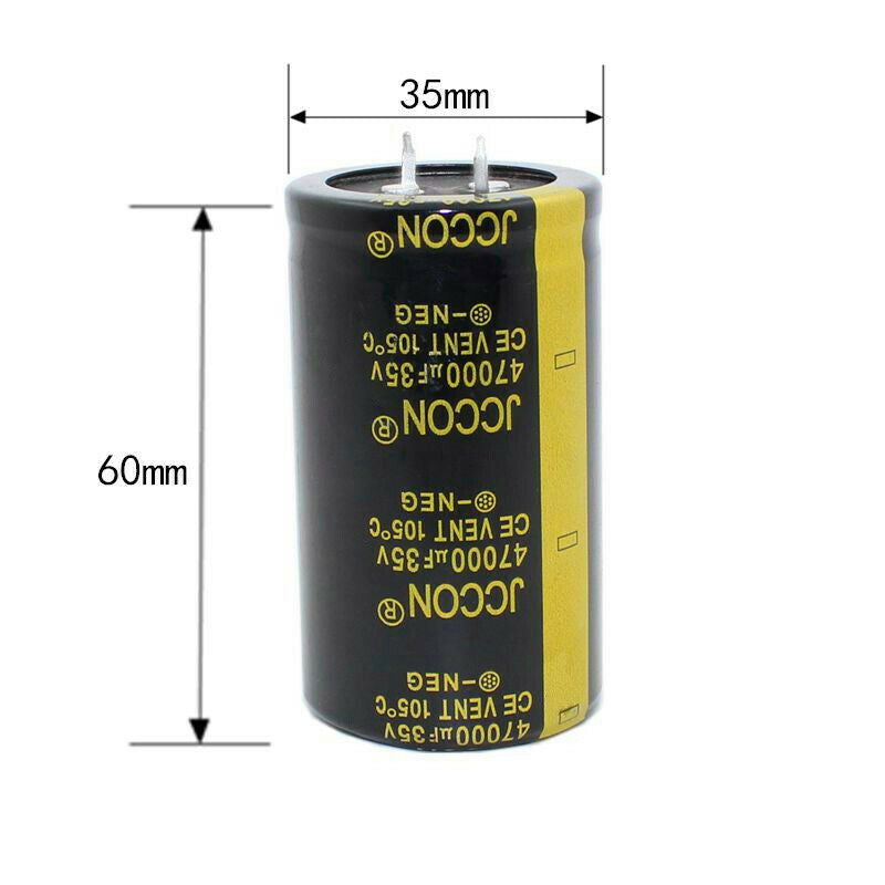 1pcs 35v47000uf Aluminum electrolytic capacitor Power welding machine 35x60mm