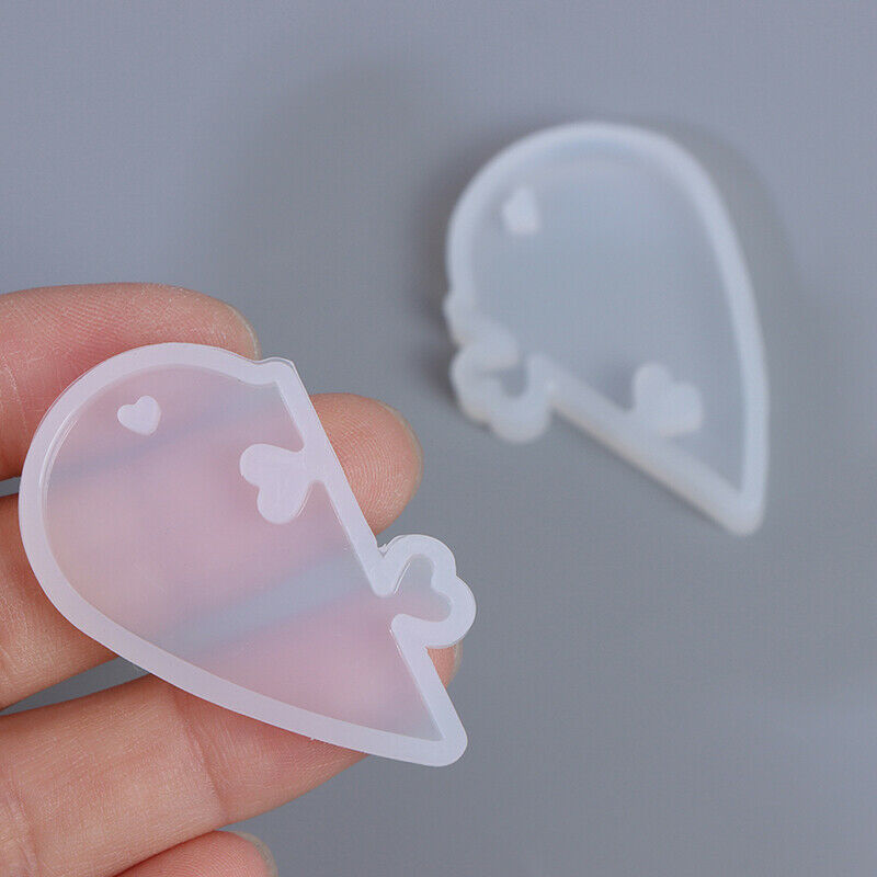 Jewelry Liquid Silicone Mold Love Heart Charms Pendant Molds For Making J.l8