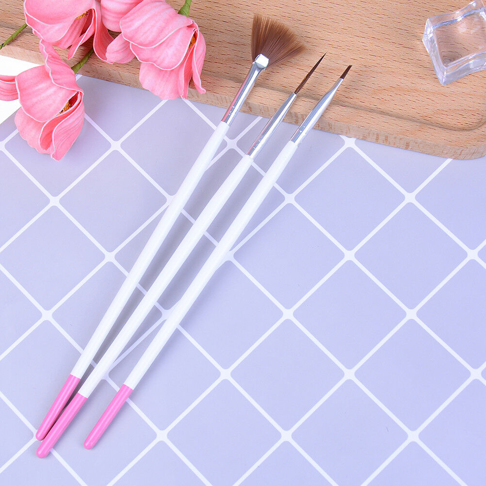12Pcs Nail art decorations brush set tools DIY painting dotting pen nail tips.DD