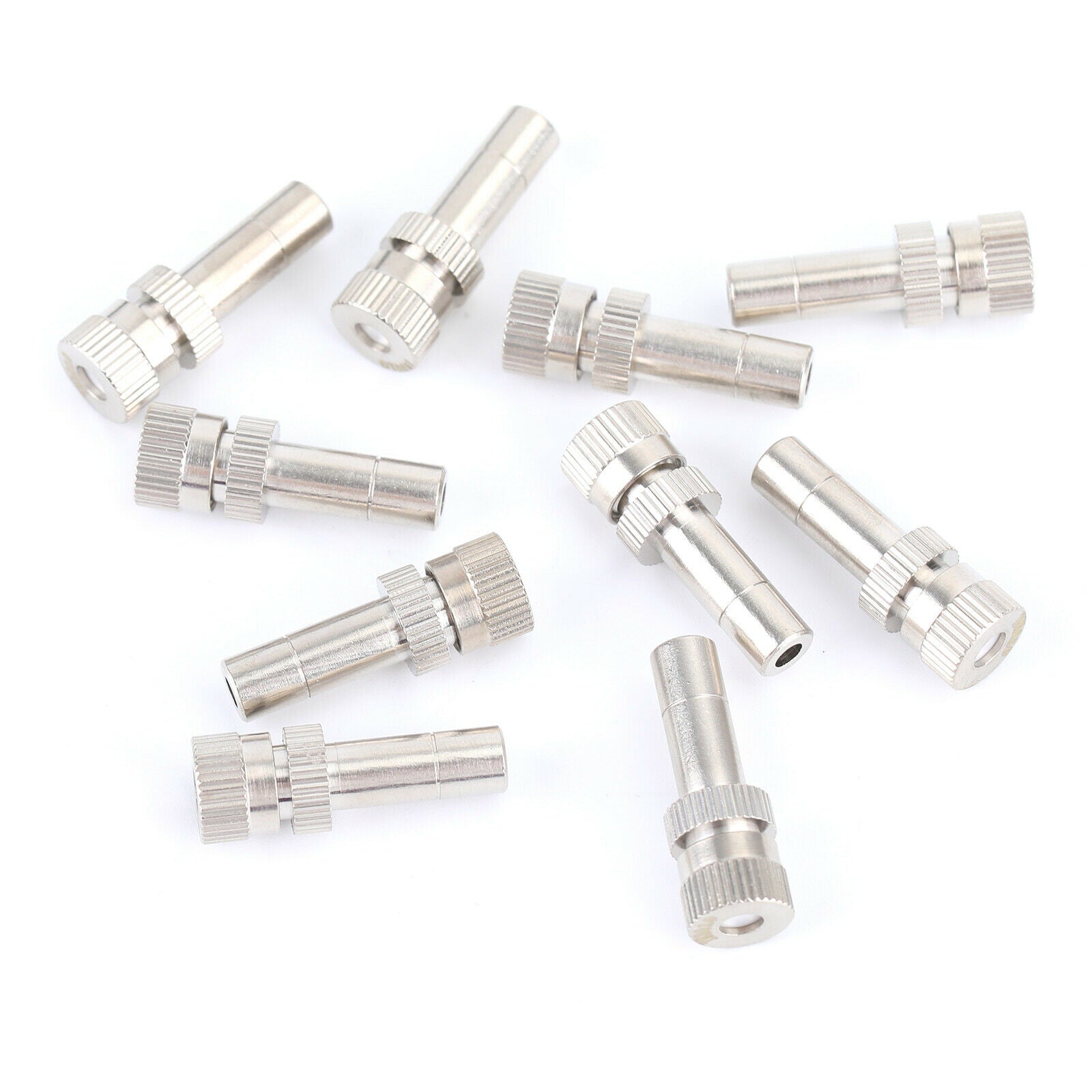 10pcs Misting Nozzles Mister Sprinkle For Cooling System 0.024" Quick plug B5