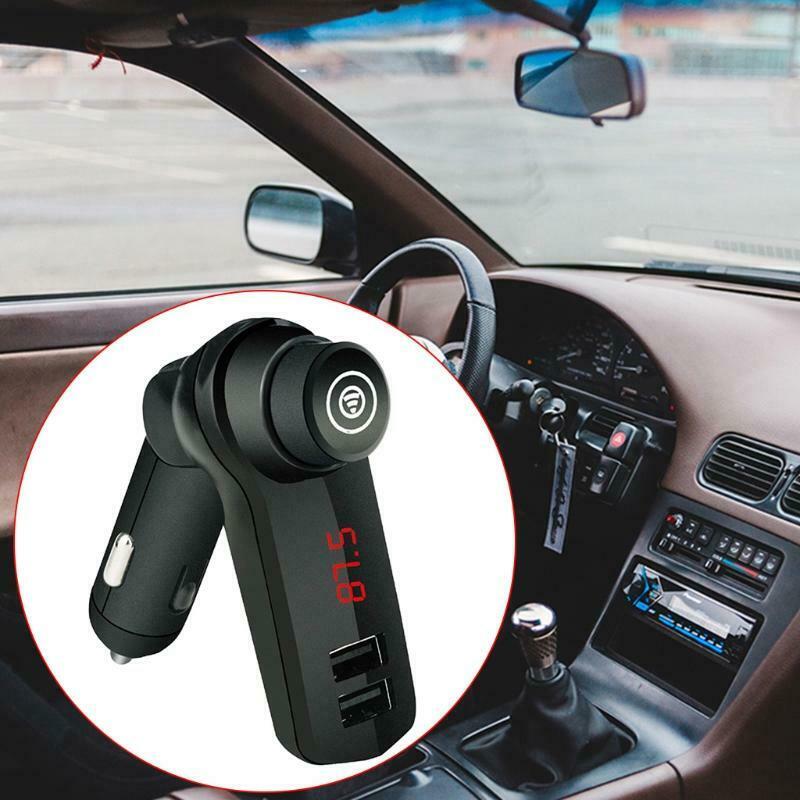 Bluetooth-compatible Car MP3 Player Handfree Call Noise Canceling Car Charger