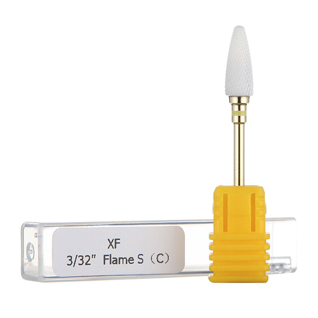 Ceramic Polishing Head Nail Grinding Drill Bit for Electric Nail Machine XF