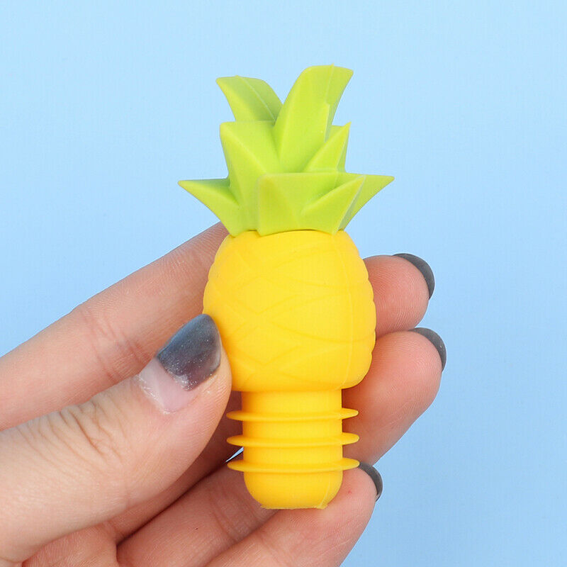 1Pcs Creative Pineapple Shape Wine Bottle Stopper Kitchen Bar Cap Tool Gi.l8