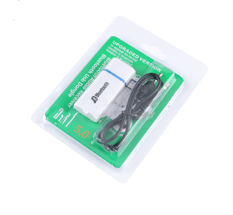 1pcs Audio receiver USB car adapter wired to DIY audio AUX headset can call