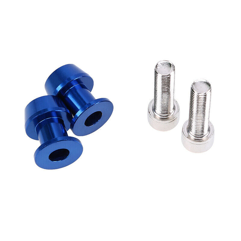 2Pcs Swingarm Spools Slider 10mm Stand Screws Durable For Yamaha Kawasaki Suzuki