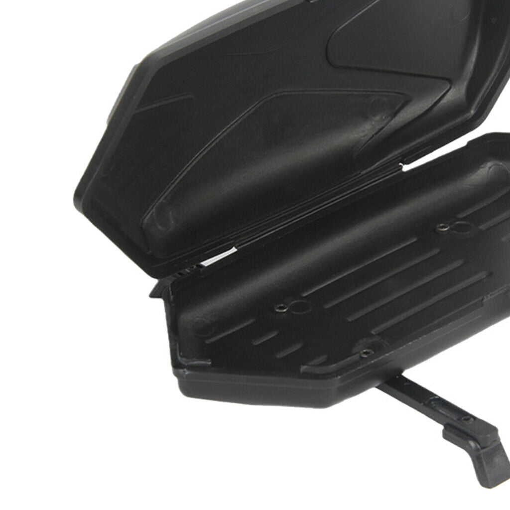 ABS Upgrade RC Car Roof Trunk Luggage Suitcase Roof Luggage Box with Rail 1/12