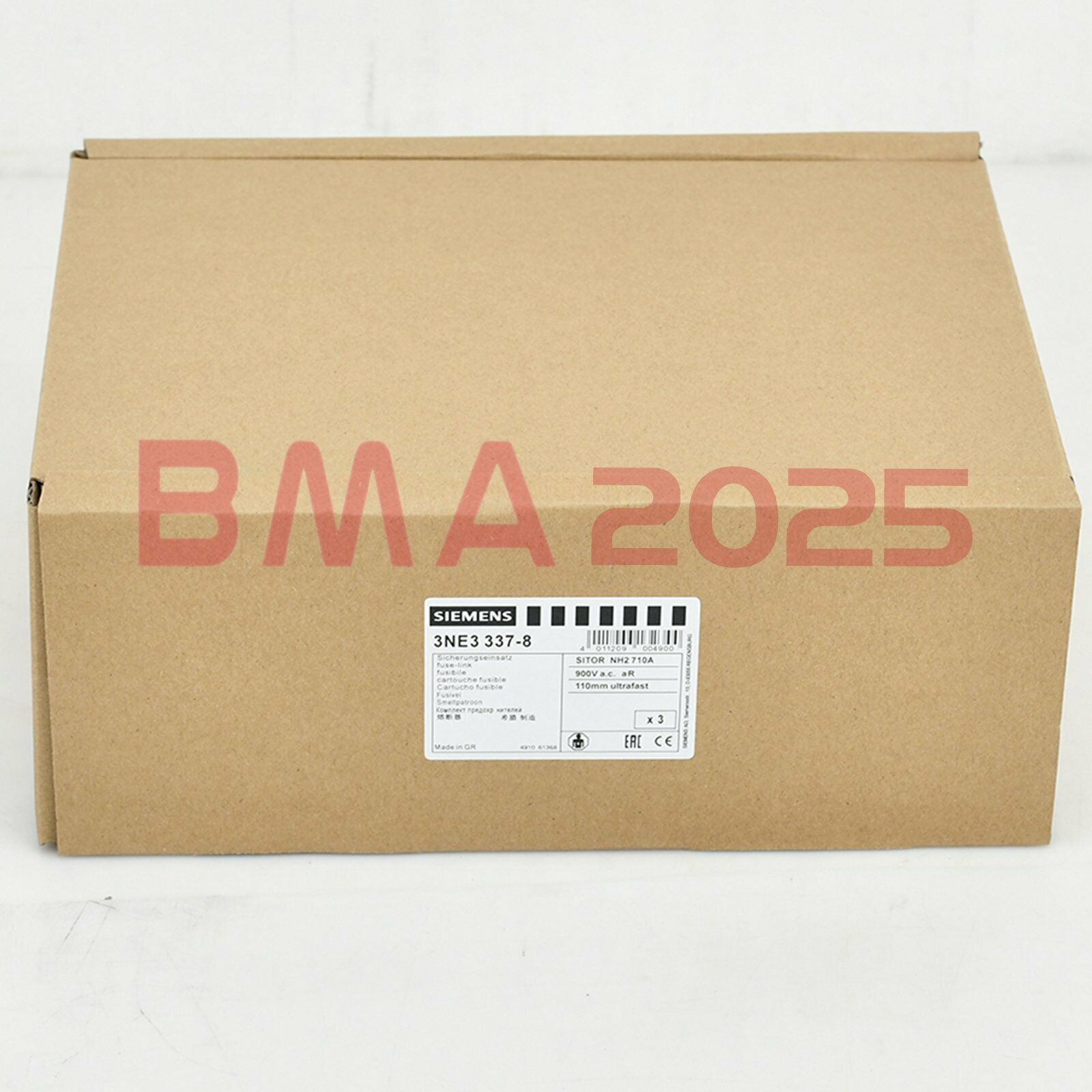 1PC New boxed 3 pieces/box of fuse 3NE3337-8 1year warranty DHL free Ship SM9T