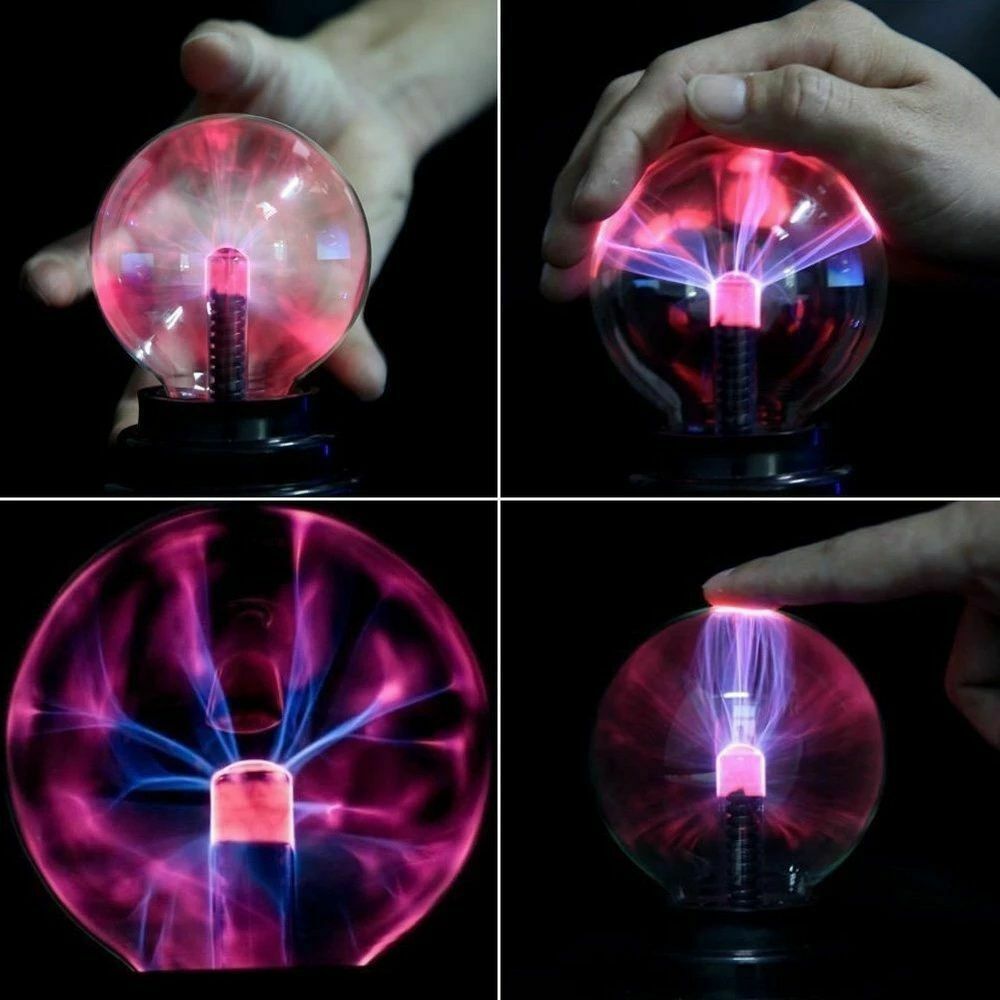 Night Light USB AAA Powered Plasma Magic Ball Electrostatic Sphere Light Lamp