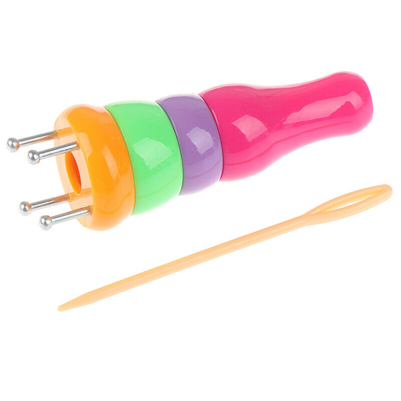 Yarn Wool Knitter Knitting Loom Weaving Rope Braided Maker DIY Weave Sewi.l8