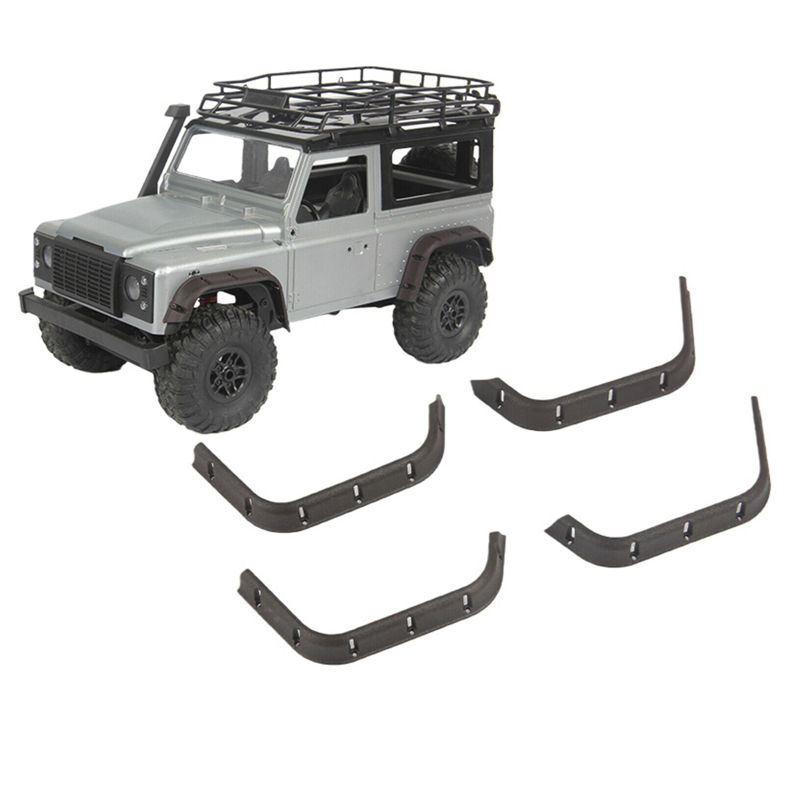 4pcs/set Widened Wheel Eyebrow Fender for MN D90 D91 MN96 MN99 MN99S RC Car