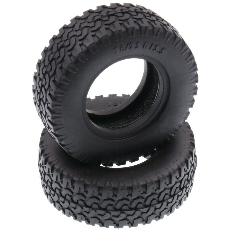 4PCS 1.55 Inch Rubber Tires for 1/14 Rm8 Baja RC Rock Cler Remote Control Car W5