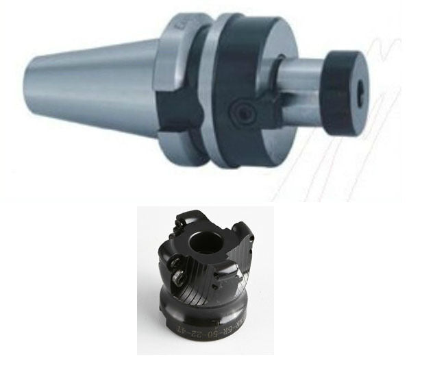 BT30 FMB27+ 80mm face mill cutter +10 aluminium carbide inserts CNC mill [M1]