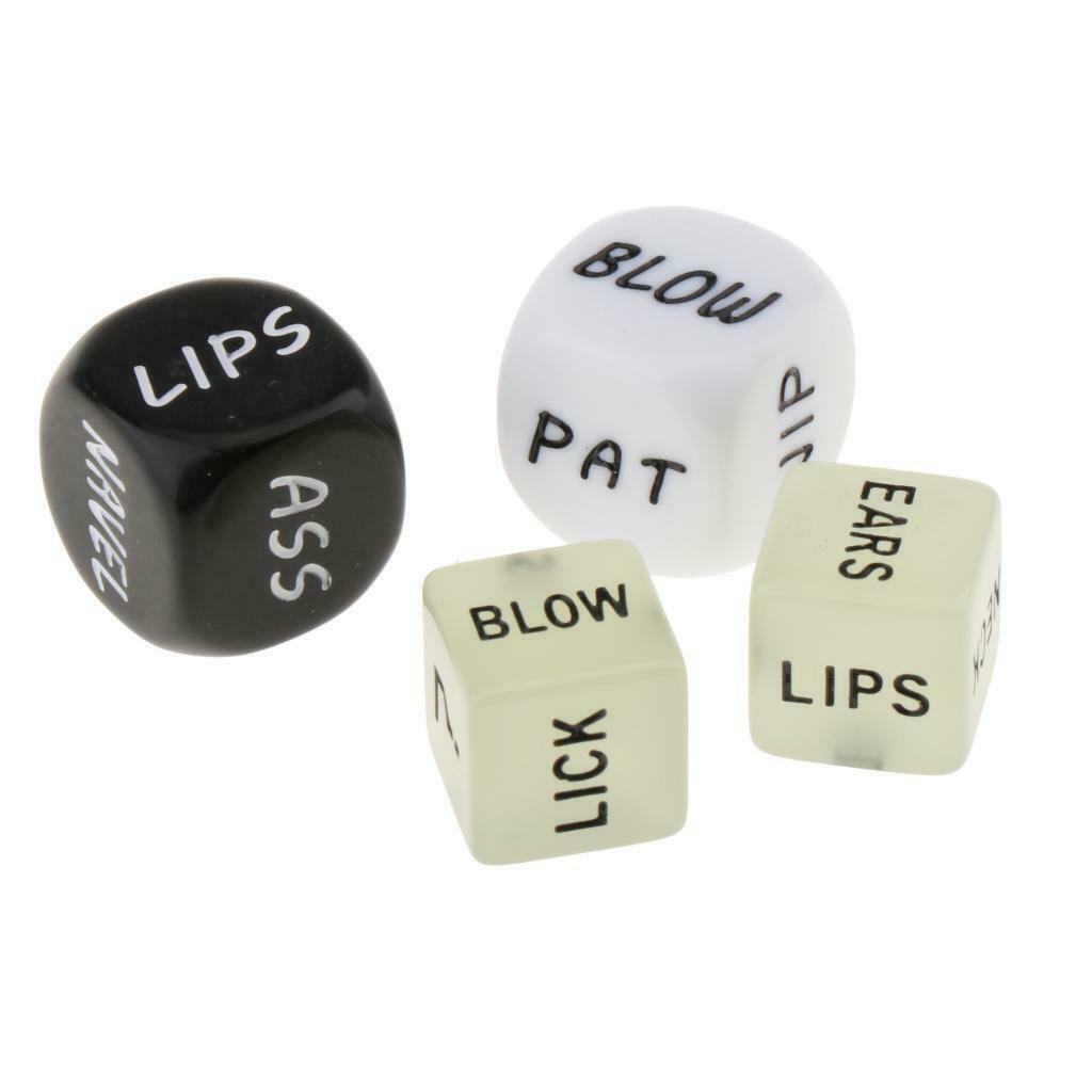 4Pcs Funny Dice Game Gifts for Couples, Wedding Gifts, Bedroom Game,Punishment