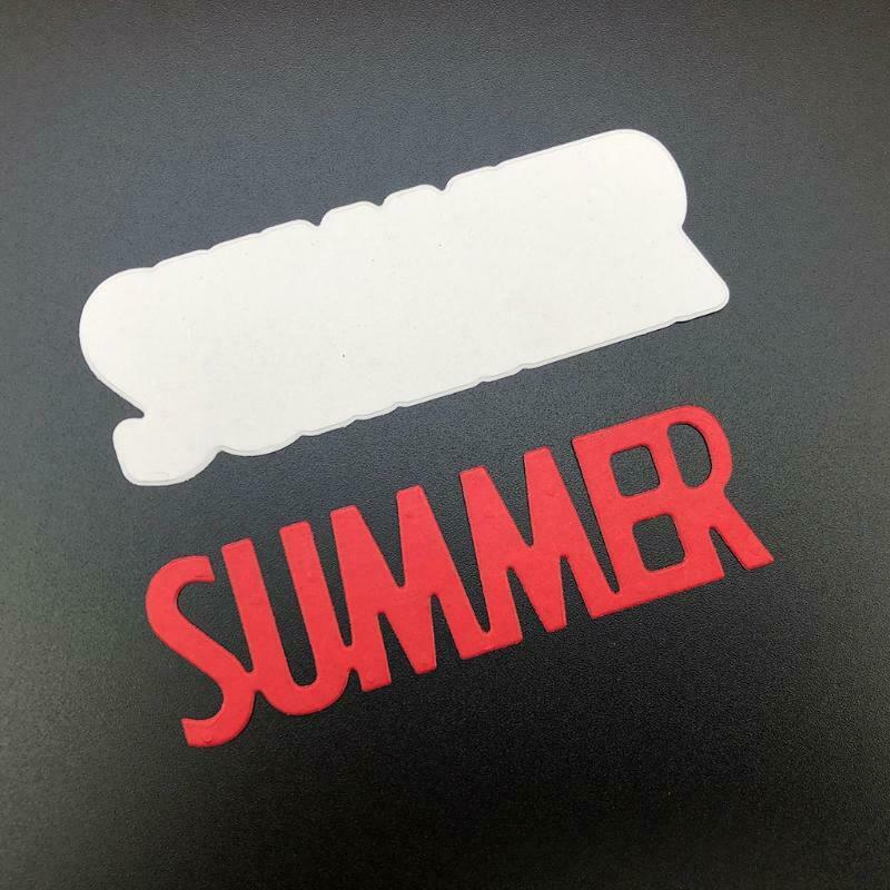 Summer Metal Cutting Dies Stencil Scrapbooking DIY Album Stamp Paper Card Mold