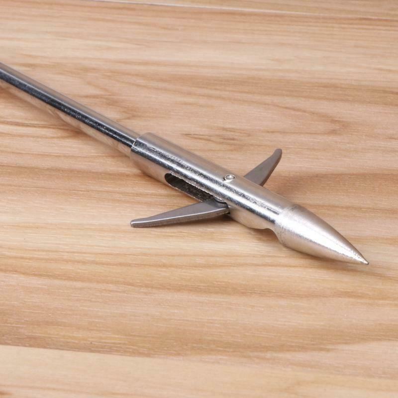 Fishing Broadhead Arrow Stainless Steel Catapult Slingshot Bow Hunting Fish Dart