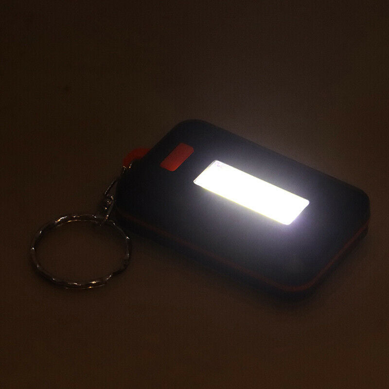 Cob flashlight keychain mini led flashlight portable outdoor emergency li.l8