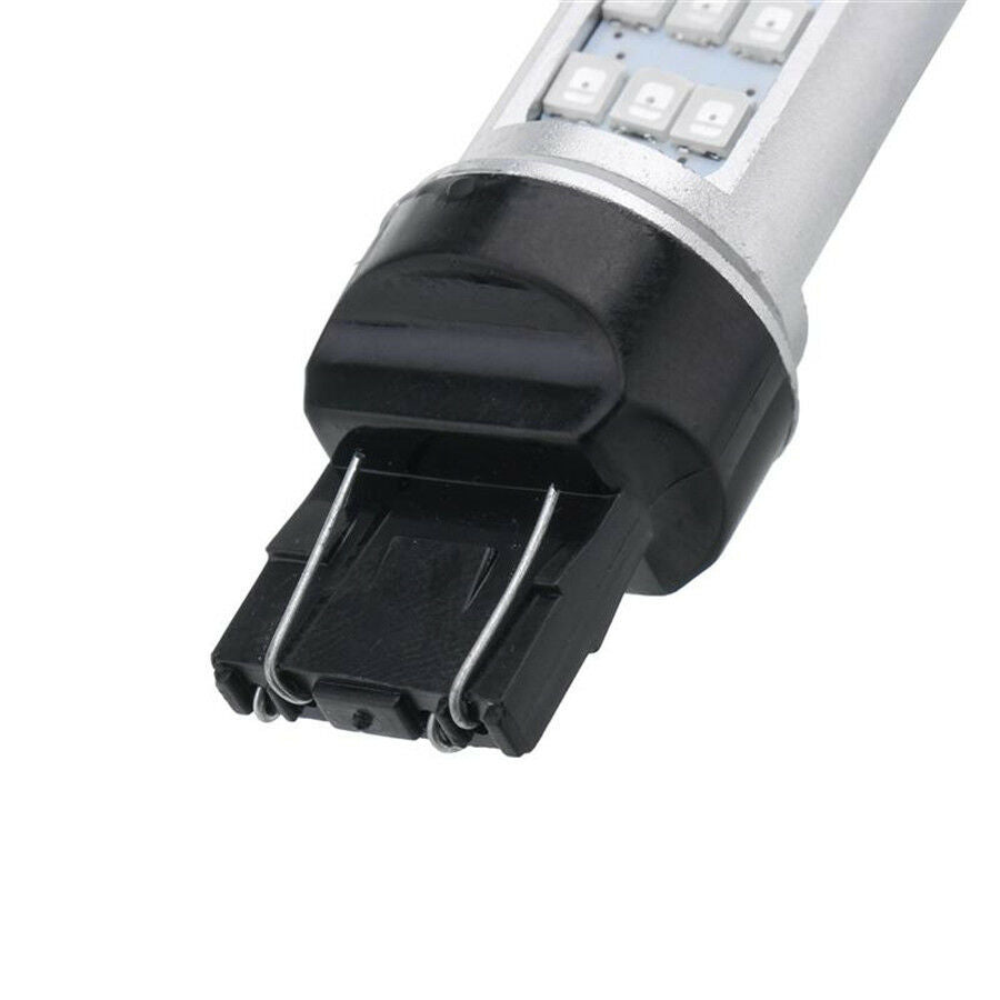 2pcs T20 7443 W21/5W Red LED Flashing Reversing/Brake Light 780LM Light No Delay