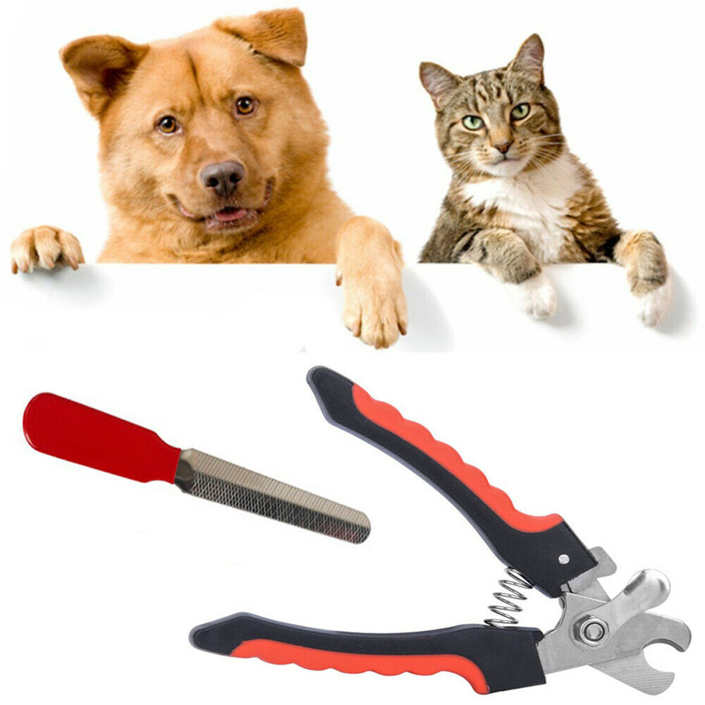 Pet Dog Cat Nail Grooming Grinder Trimmer Clipper Nail File Claw Cutter Scissors