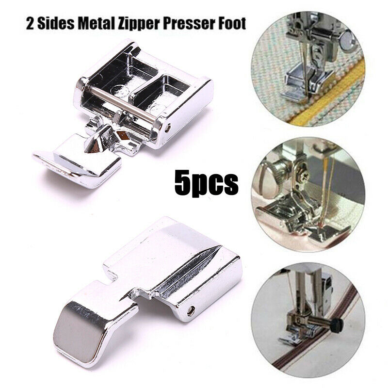 5Pcs Multifunctional Zipper Presser Foot For Home Sewing Machine Equipmen.l8