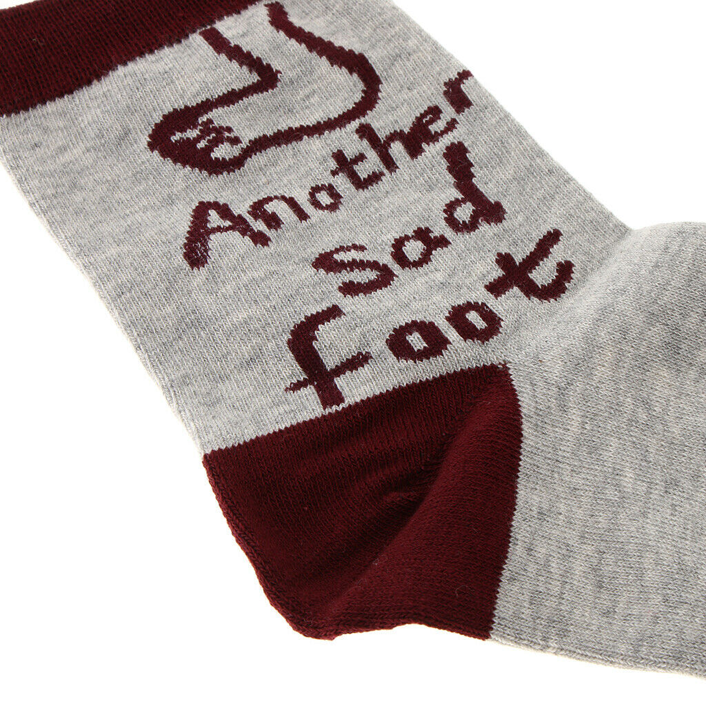 Novelty Art Cartoon Ankle Socks Women Men Funny Socks Xmas Socks Gifts  Gray