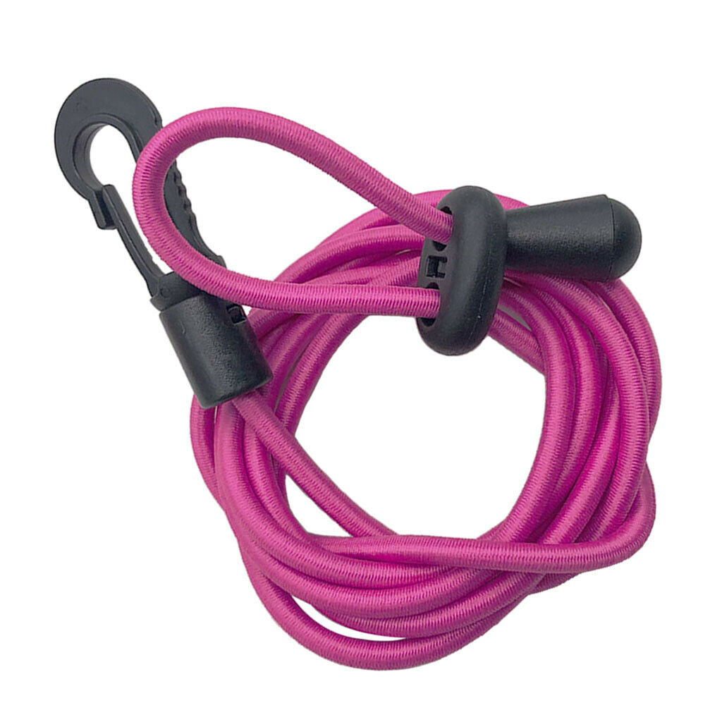 4Pcs Paddle Rod Leash Clip Boat Fishing Safe Cord Tether Coiled Lanyard