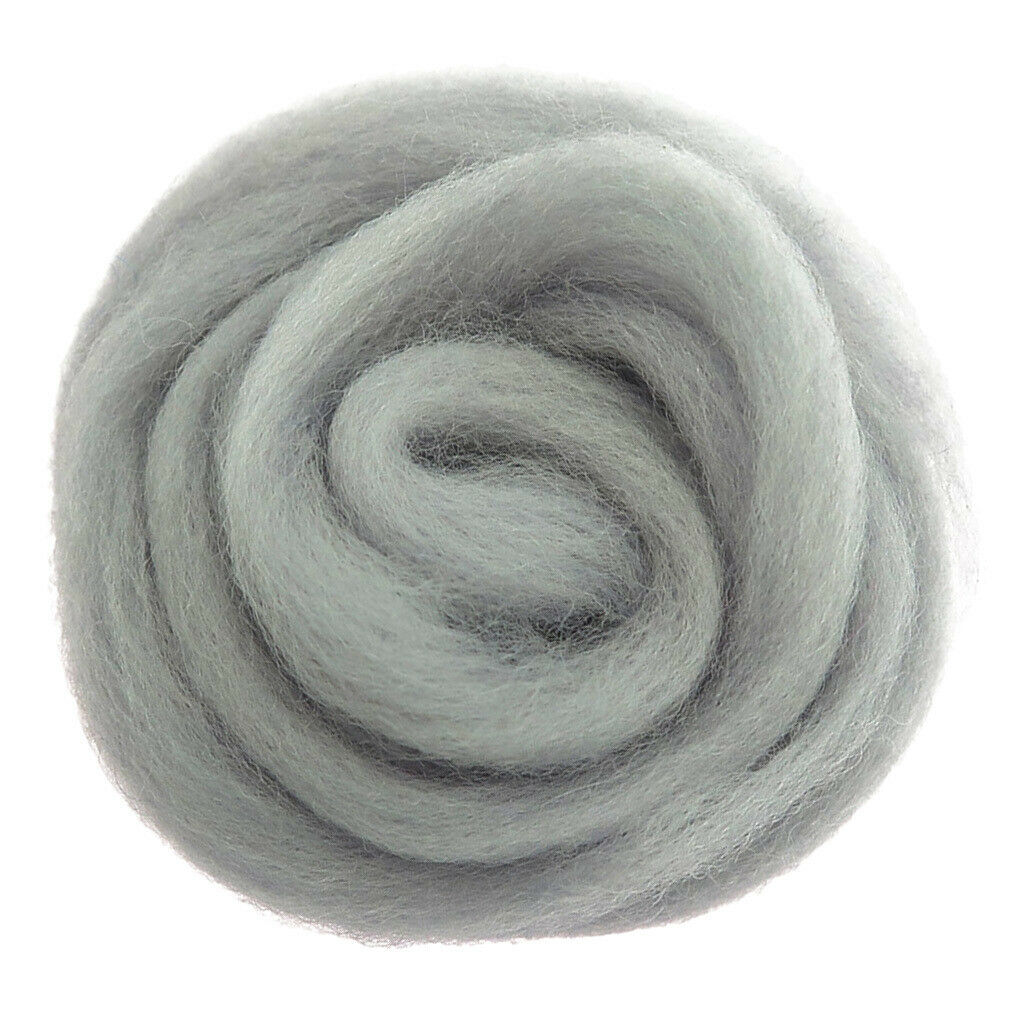 2Pcs Wool Roving/Tops, Mixed 2 Colors for Wet Felting/Needle Felting, Hand