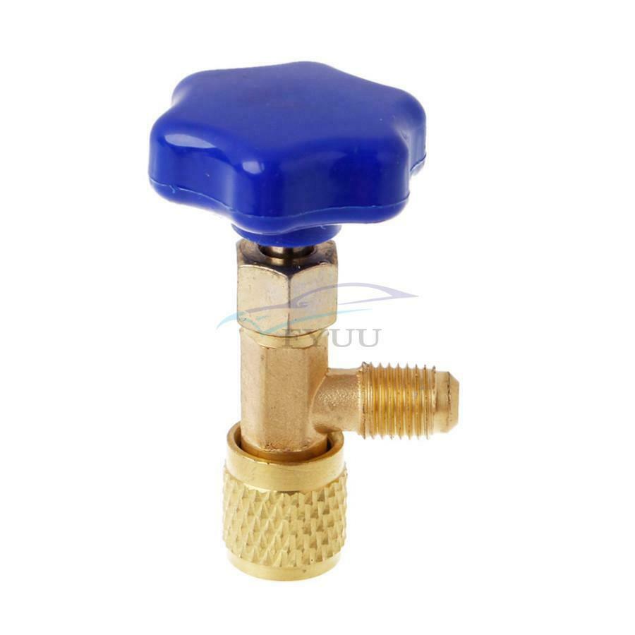 2PCS Car Air Conditioning Refrigerant Opener R134a A/C 1/2" Distributor Adapter