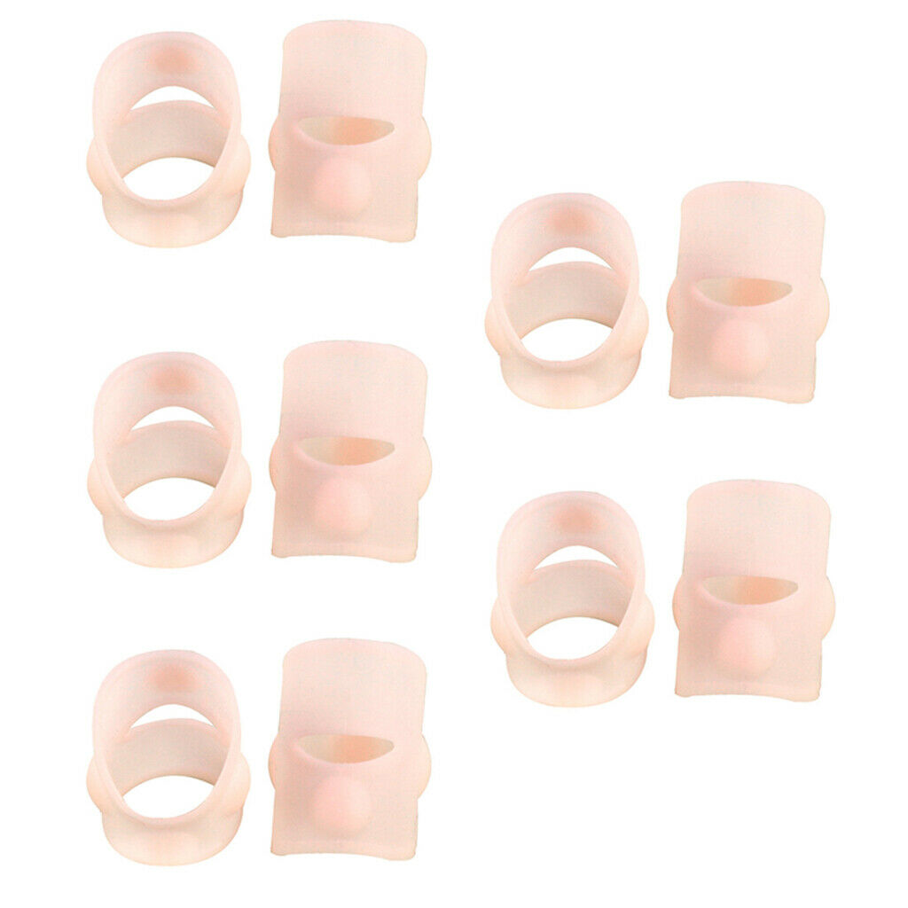 5 Pairs Silicone Ingrown Toenail Corrector Pedicure Tools for Men Women