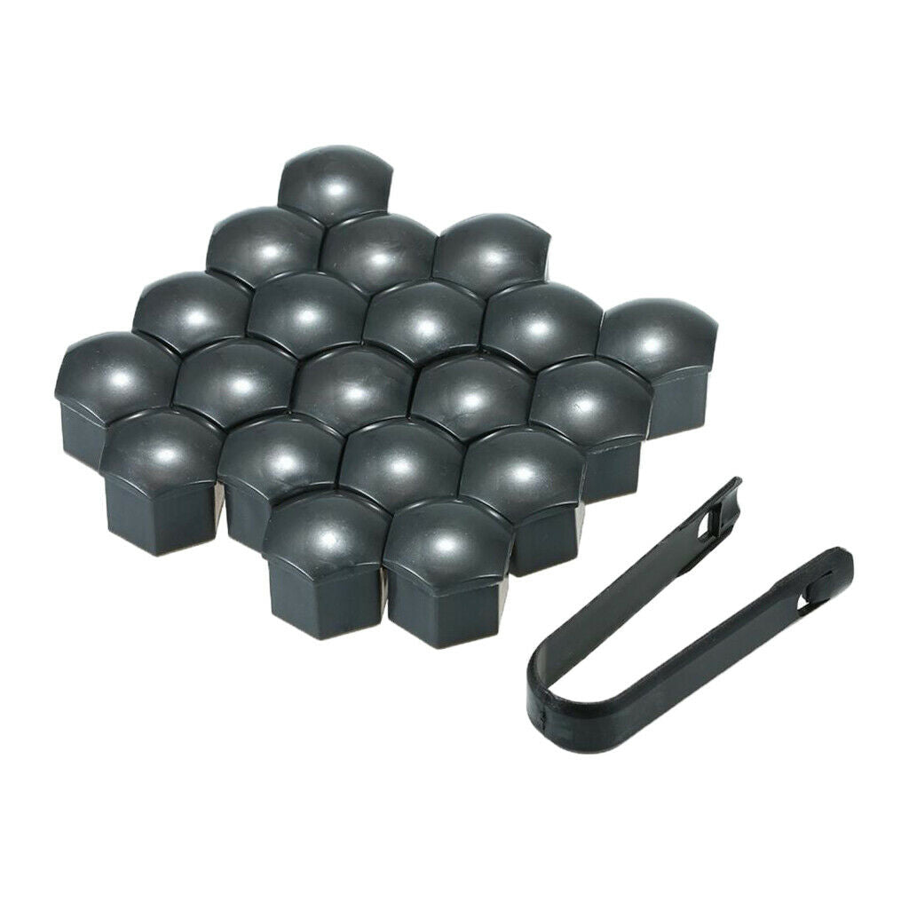 Car Wheel Nut Cover Bolt Center Caps 0.74inch Tire Nut Lug Black Clip others