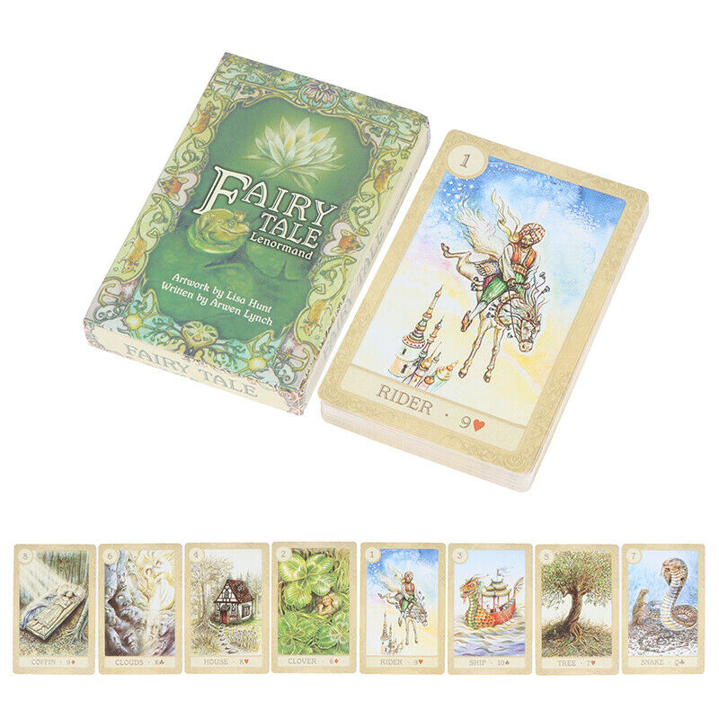 Fairy Tale Lenormand Oracle Card Tarot Card Party Prophecy Divination Board G XC