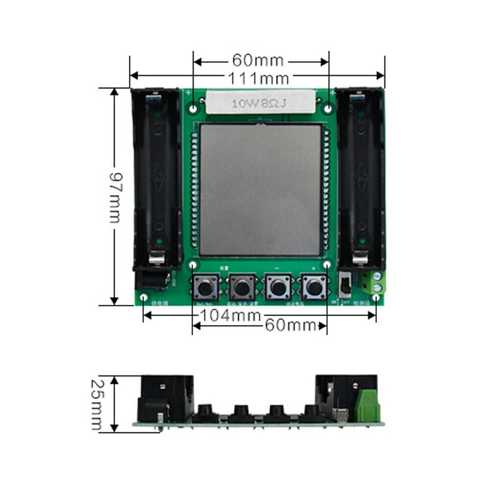 High Precision Lithium Battery 18650 Capacity Tester maH/mWH Digital Measurement
